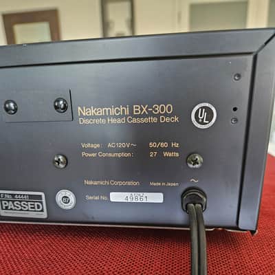 Nakamichi BX-300 1987 - Black image 3
