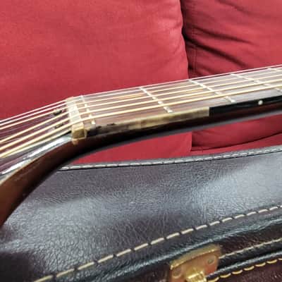Epiphone FT-130 Caballero 1970s with Chipboard Case- Natural image 13