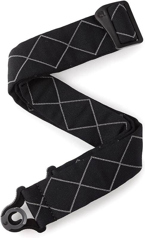 D'Addario 50BAL02 Auto Lock Guitar Strap - Black Diamond image 1