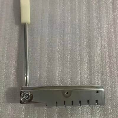 Chrome Guitar Vibrato Tremolo Vibrola Tailpiece with Whammy Bar image 6