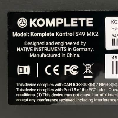 Native Instruments Komplete Kontrol S49 MK2 2017-2018 image 3