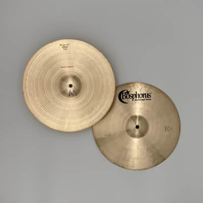Bosphorus 14" Traditional Series Hi-Hat Cymbals image 5