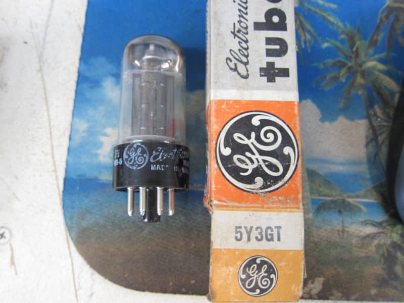 Vintage GE NOS 5Y3GT Rectifier Tube, USA, 1960s, Box, Ex | Reverb