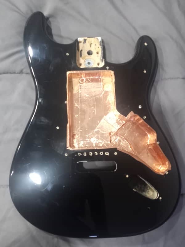 Squier SE Stratocaster Body Black image 1