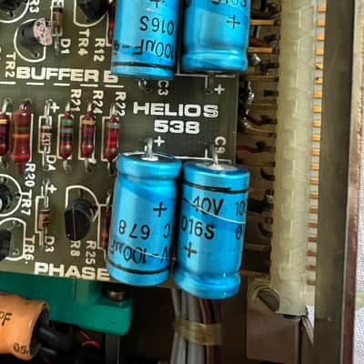 Vintage Helios Console Module | Decca Green | Original HELIOS 538 Cards | Early 1970s image 4