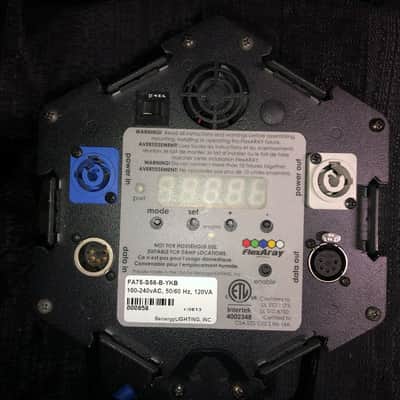 LED Fresnel White Wash Light, PAR , DMX Control or stand alone settings Powercon Very Bright image 6
