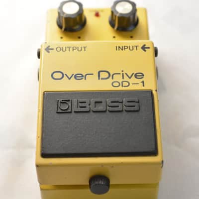 BOSS OD-1 Overdrive NEC C4558C Long Dash Made in Japan 1981 image 9