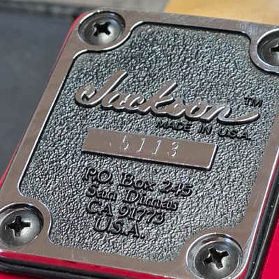 Jackson Custom Shop Telecaster 1987 Ferrari Red HSS Made in USA Vintage American San Dimas pre-Fender 80s Guitar KAHLER KILLER Floyd Rose image 4