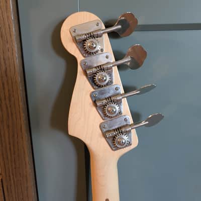 1984 Squier Precision Bass SQ Series MIJ Fujigen Japan with 1989 Fender CIJ Precision Bass neck image 4