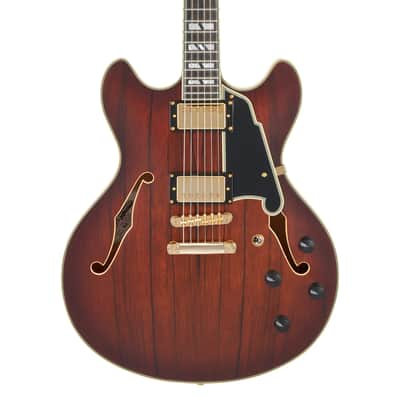 D'Angelico Deluxe DC Satin Brown Burst w/Case image 4