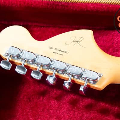 2020 Fender Japan MIJ Michiya Haruhata Stratocaster Trans Pink Flame Top Tweed HSC image 8