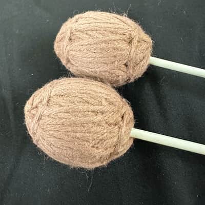 Vintage Musser M-10 Mallets, Soft Brown, 2-Step Handles, 1970s-80s - EXCELLENT image 2