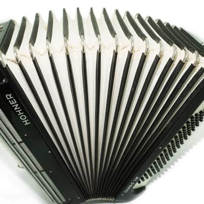 Hohner Tango IM Vintage Piano Accordion 96 Bass, made in Germany, Lightweight Original Keyboard Accordian, with New Straps, 2662 image 6
