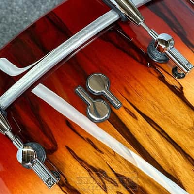 Sonor SQ2 Beech 5pc Drum Set Red Burst over African Marble Gloss image 7
