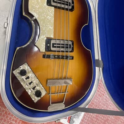 Hofner Beatle Bass lefty 1970,s - Sunburst image 2