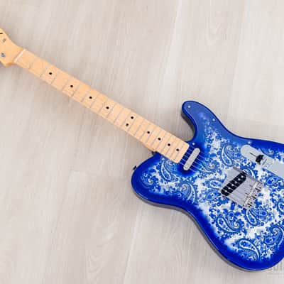 2025 Fender Limited Telecaster Indigo Paisley, Mint w/ Hangtags, Japan MIJ image 11
