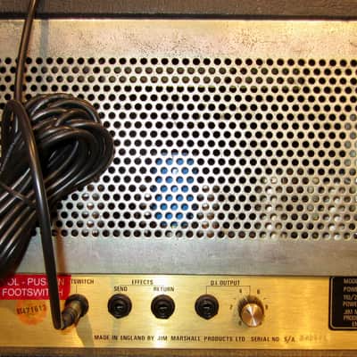 Marshall JCM 800 Lead Series Model 100-Watt Head - Switching Moded for Extra Gain 1980s - Black image 5