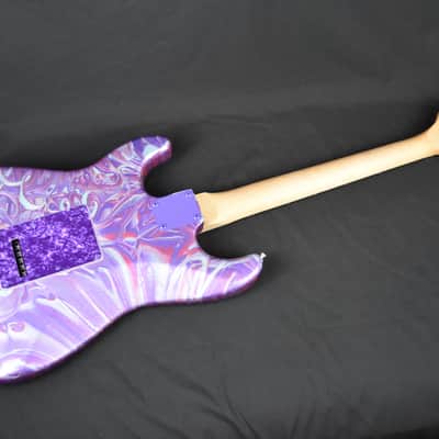 Stratocaster Grape Ape Purple Swirl SSS 5-Way Wilkinson 60's WVS Alnico 5 image 6