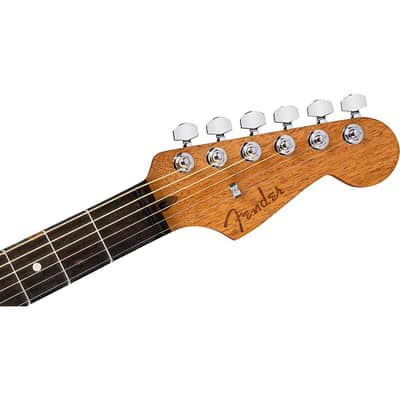 Fender American Acoustasonic Jazzmaster All-Mahogany Acoustic-Electric Guitar Regular Natural image 6