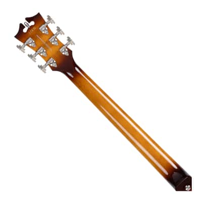 D'Angelico Premier Mini DC Electric Guitar - Dark Iced Tea Burst - B-Stock image 4