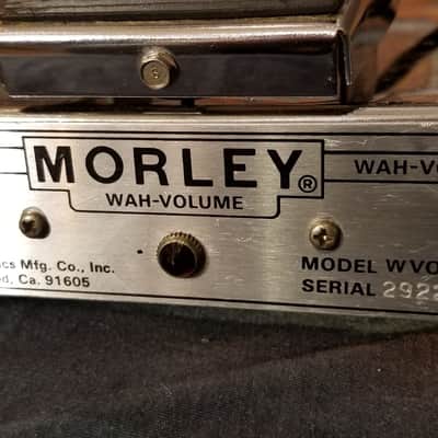 Morley WVO Vintage Wah/Volume 70s Chrome image 1