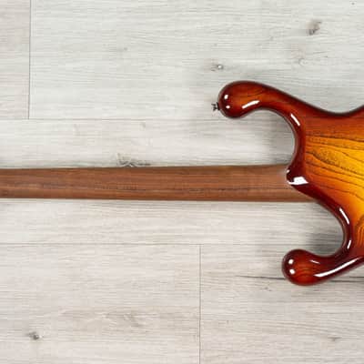 Fibenare Erotic Dalmat Guitar, Ebony Fretboard, 5A Poplar Burl Top, Anniversary Cherry Burst image 5