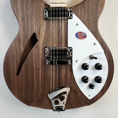 Rickenbacker 330 Walnut, Semi-Hollowbody, 21 Fret, Gotoh Tuners, w/HSC image 1
