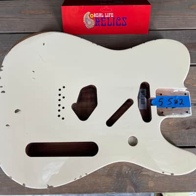 Real Life Relics Genuine Fender CLASSIC SERIES 60'S TELECASTER® SS ALDER BODY VINTAGE BRIDGE MOUNT - OLYMPIC WHITE #1 image 2