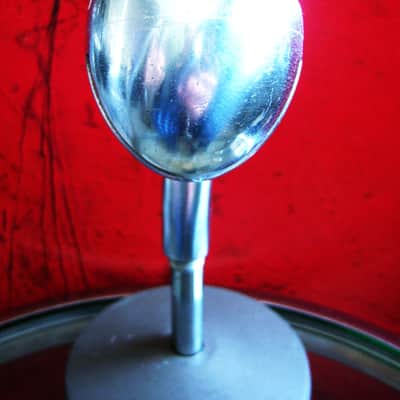 Vintage 1940's Electro-Voice 950 Cardax Crystal Microphone Hi Z w E.V 423A stand prop display image 10