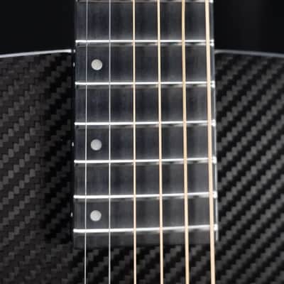 KLOS Acoustic Travel Guitar Left-Handed with Gig Bag image 9