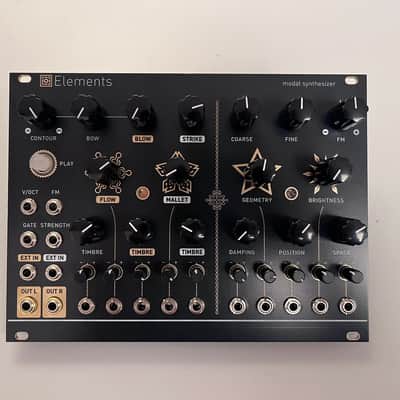 Mutable Instruments Elements (Clone) 2026 black + SILVER Grayscale Faceplate image 2