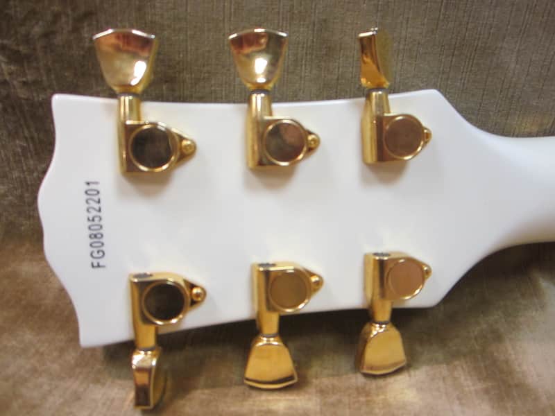 Burny Les Paul Custom RLC-85S Ivory w/ Sustainer Floyd Rose Axcess