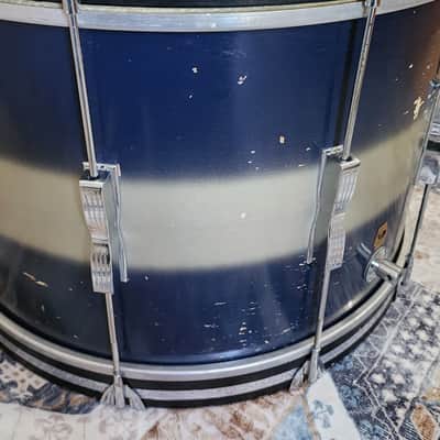 Ludwig Clubdate Spotlight 60's bass drum - Blue silver duco laquer-22x14 with Speedmaster pedal image 19