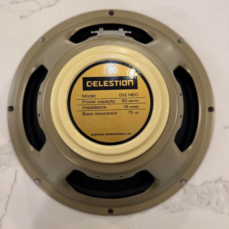 Celestion G12 Neo Creamback 12" 60-Watt 16ohm Guitar Amp Speaker 2020s - Cream image 1