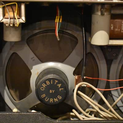 Vintage 1960s Burns London Orbit Two 2x10 Elac Combo Amplifier w/ Cover image 9
