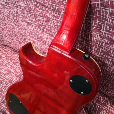 Chitarra elettrica Vintage v100 Anno 2011 Les Paul Wilkinson stile gibson image 11