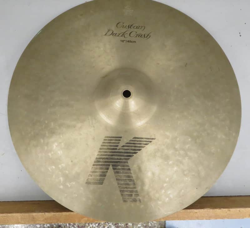 Zildjian 16" K Custom Dark Crash Cymbal 1995 - Present - Traditional image 1