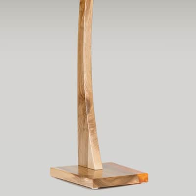 Custom wooden handmade guitar stand – golden walnut #3 image 4