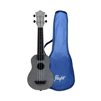 Flight TUS65 Silver Soprano Travel Ukulele New - Silver image 2