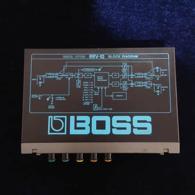 BOSS RRV-10 Digital Reverb MIJ Japan Vintage Micro Rack w/ Original Box Tested Working image 10