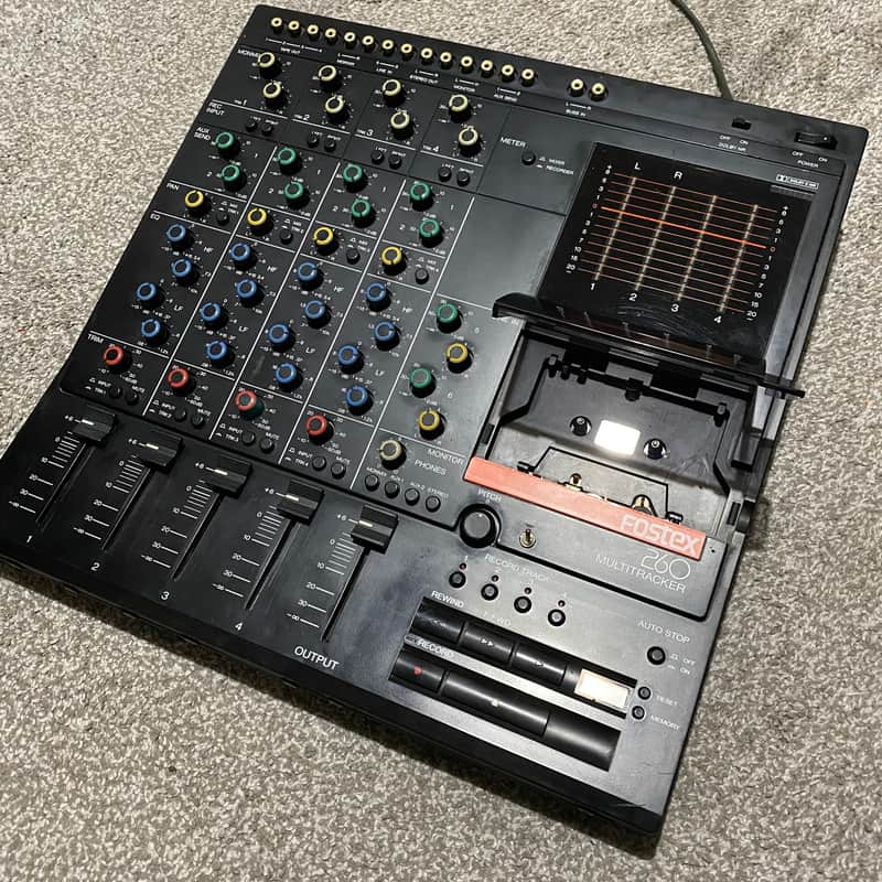 Rare] FOSTEX 260 Analog Multitrack 4 Track Cassette recorder mixer