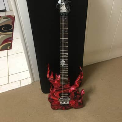 Ibanez RG Series Custom Red / Black with hard case image 4