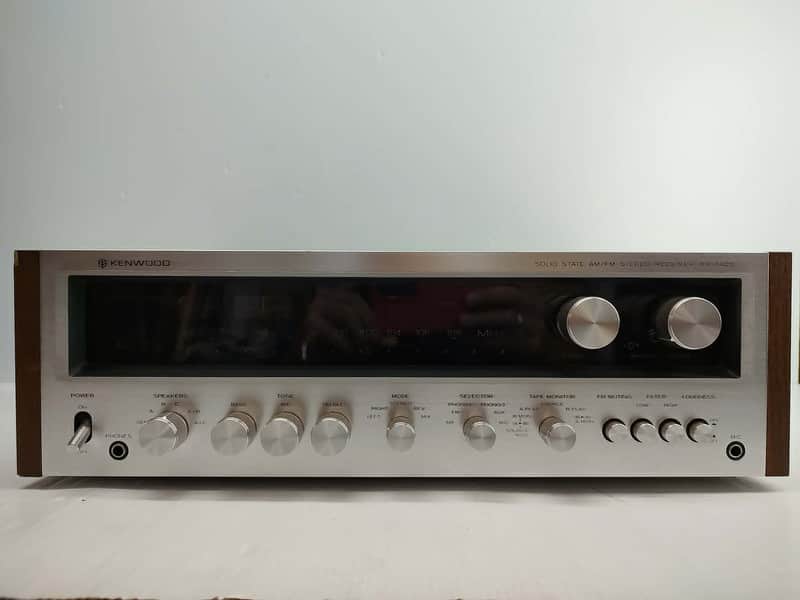 Kenwood KR-7400 AM/FM Stereo Receiver 1974-1976 - Silver / Wood image 1