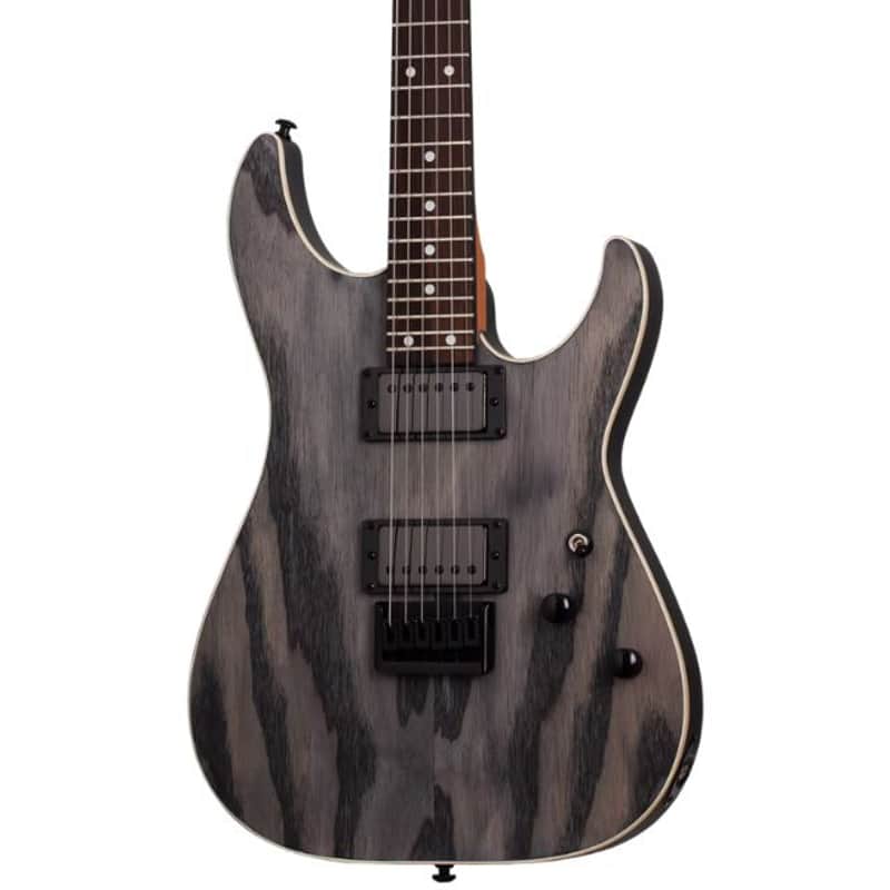 Schecter 3951-SHC C-1 Standard 6 String RH Electric Guitar - Charcoal Satin image 1