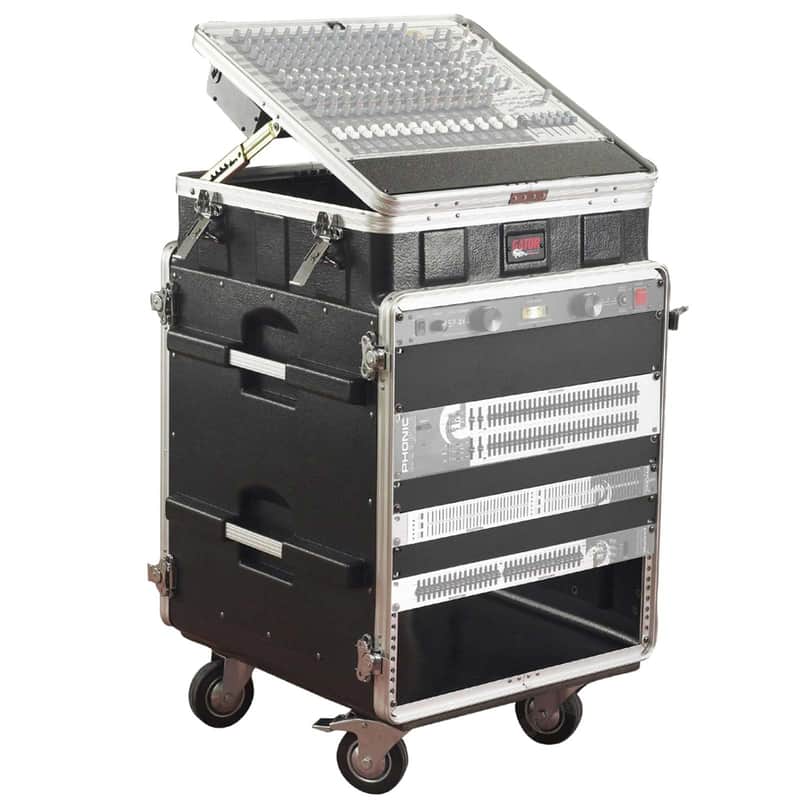 Gator Cases GRC-10X12  10U Top 12U Side Molded Pop-Up Console Rack Case image 1