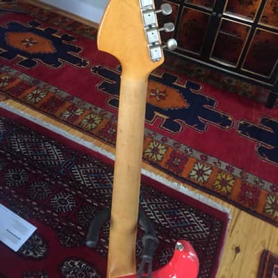 1966 Relic Fender Stratocaster, Fiesta Red, USA and Japan Parts image 14