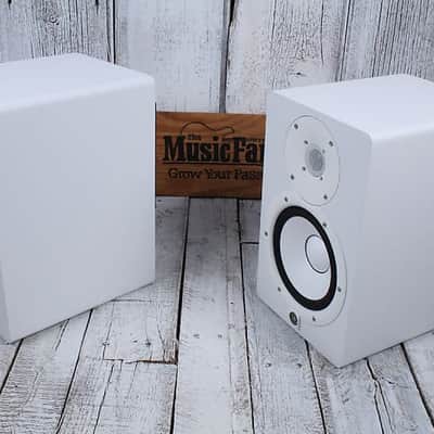 Yamaha HS7 Two Way Powered Studio Monitor PAIR OF TWO 95W Active Speakers White HS image 6