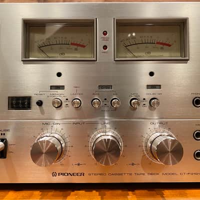 Pioneer CT-F9191 4-Track Stereo Cassette Tape Deck - Recently Cleaned - Amazing Shape image 4