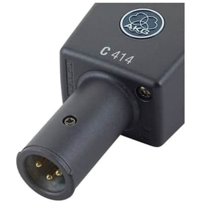 AKG C414 XLS - Large Diaphram Condenser Microphone, with Case, Shockmount & Wind Screen image 9