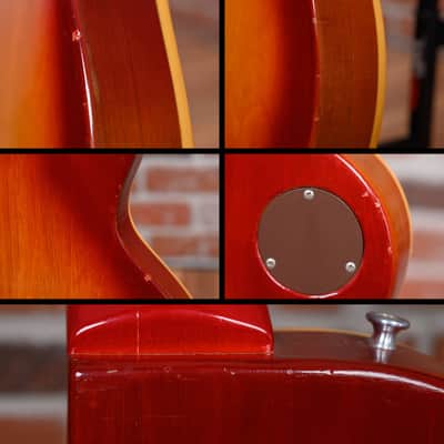 Gibson Les Paul Deluxe Plain Maple Top Cherry Sunburst 1976 w/Hard Shell Case image 15